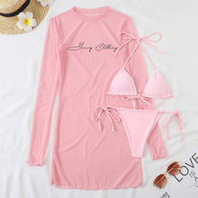 Load image into Gallery viewer, Bikini w/ Mesh Coverup