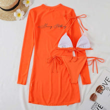 Load image into Gallery viewer, Bikini w/ Mesh Coverup